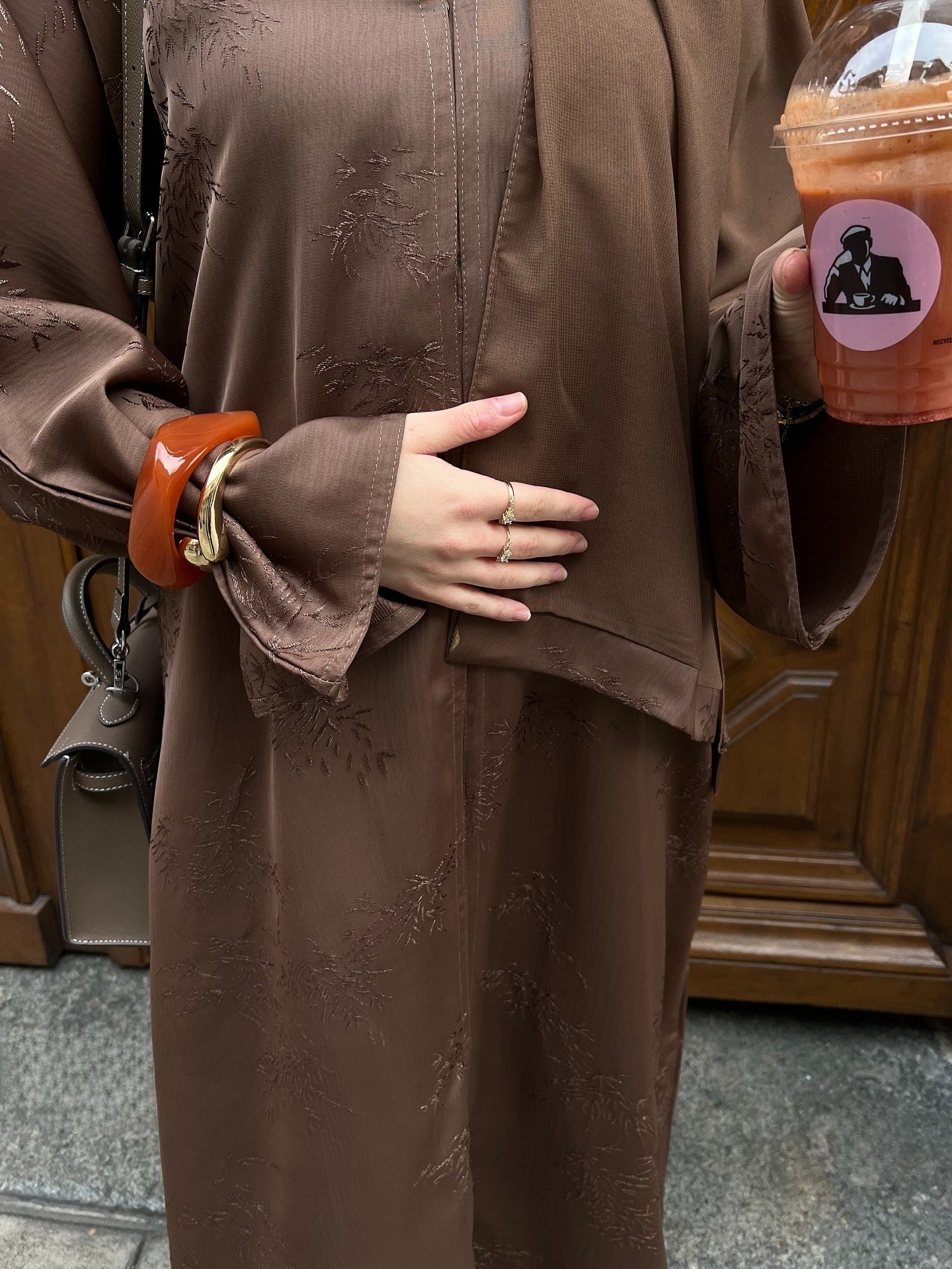 Midnight Blossom Abaya (2 coloris)