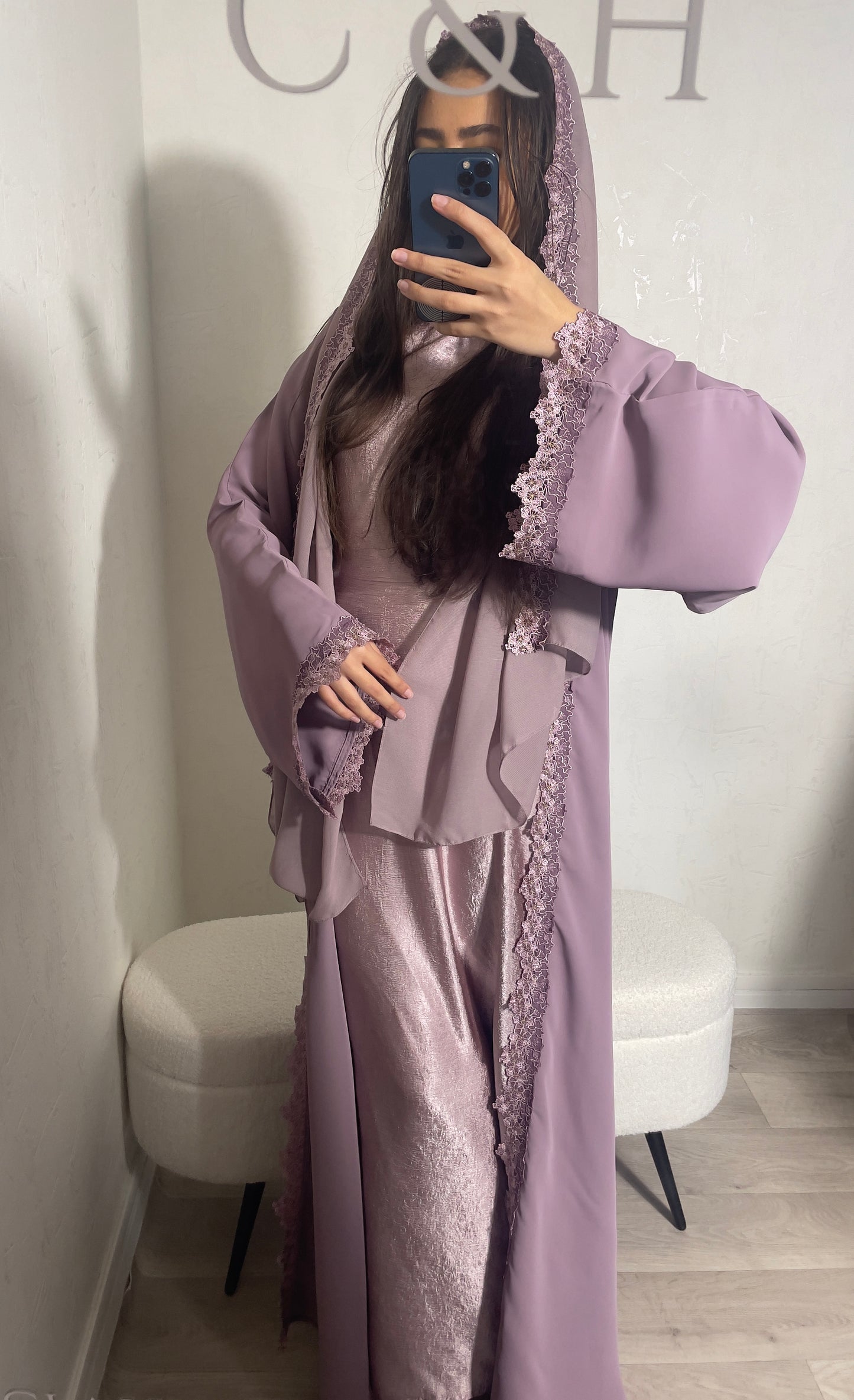 Petal Lace Abaya II