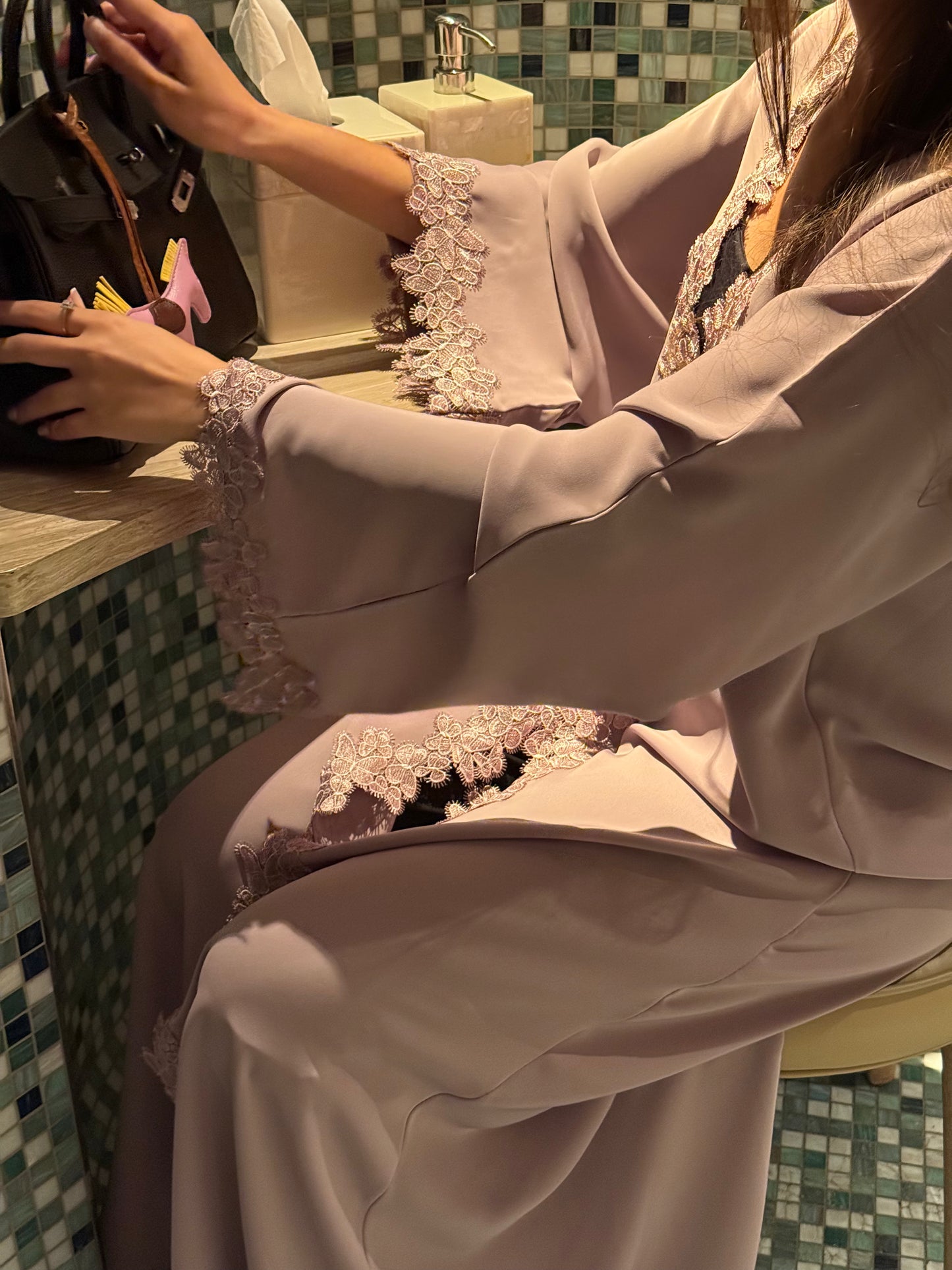 Papillon Lace Abaya