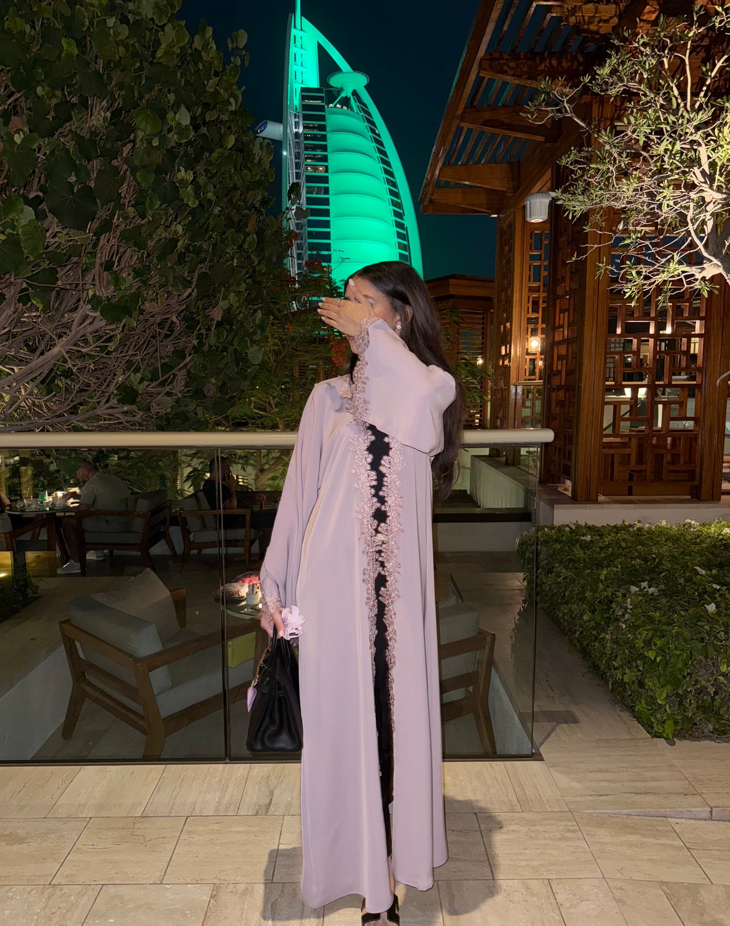 Papillon Lace Abaya