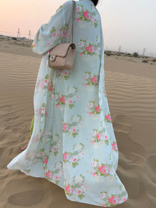 Azure Garden Abaya
