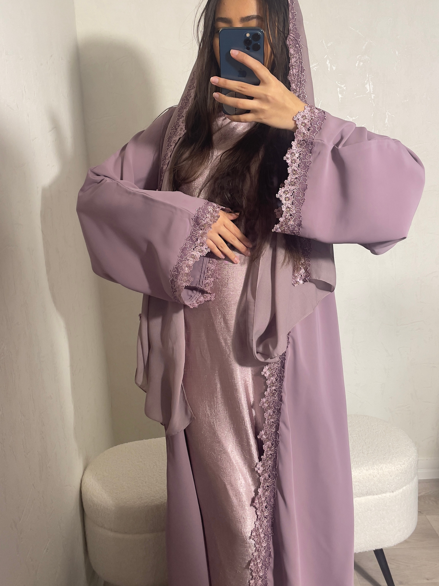 Petal Lace Abaya II