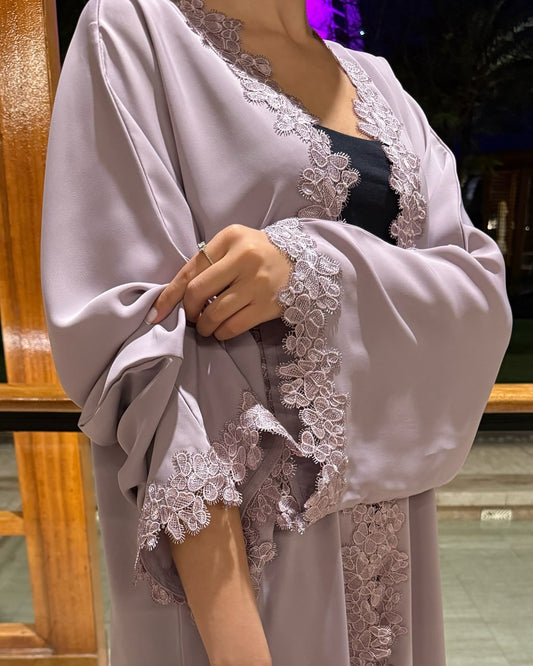 Butterfly Lace Abaya