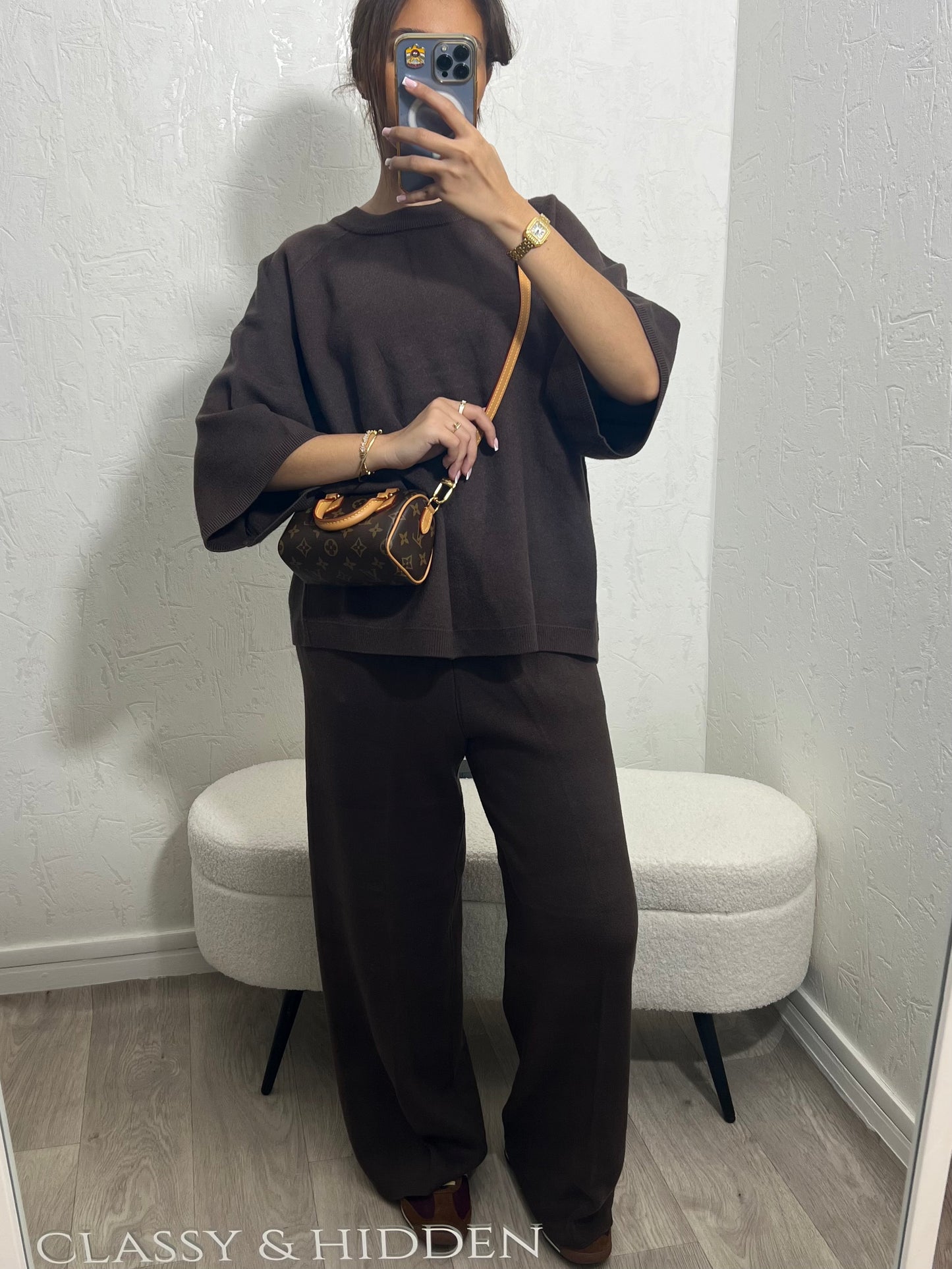 Ensemble Cosy Oversize - Chocolat