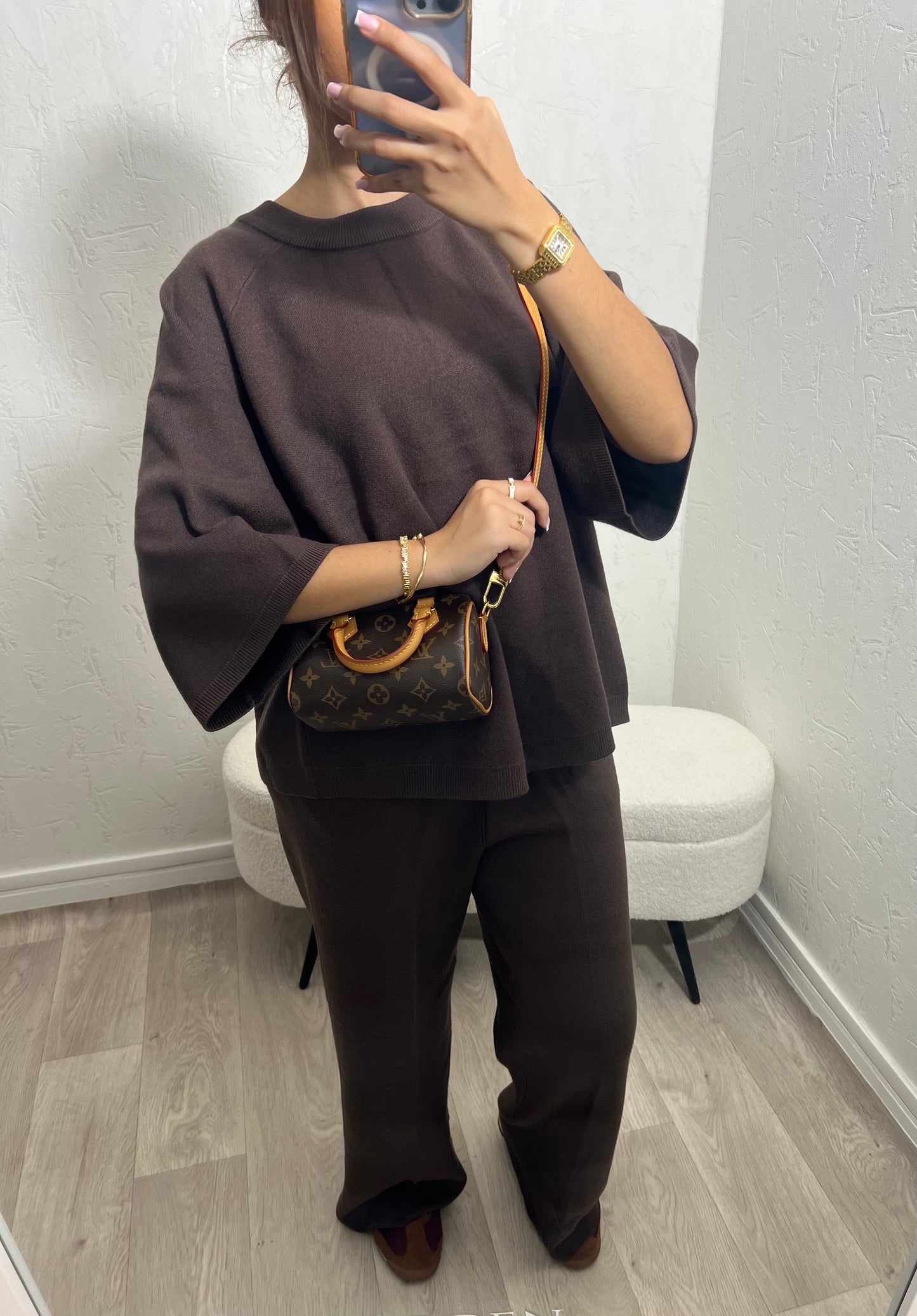 Ensemble Cosy Oversize - Chocolat