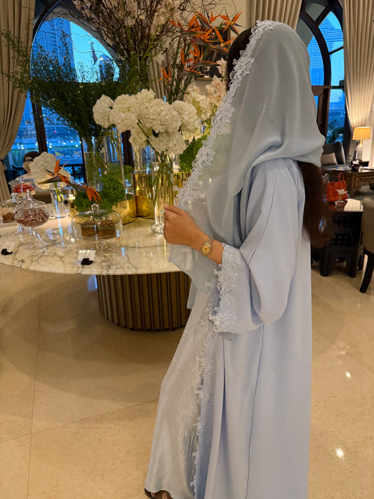 Floral Lace Abaya